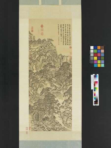 清董邦達靈岩積翠圖　軸