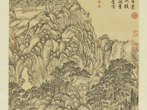 清董邦達靈岩積翠圖　軸