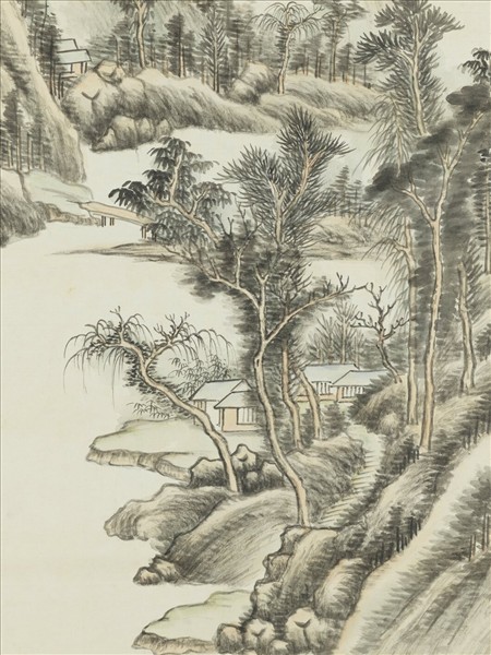 清董邦達浮嵐暖翠圖　軸