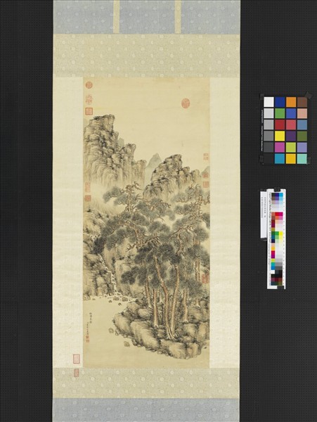 清董邦達松濤泉韻　軸