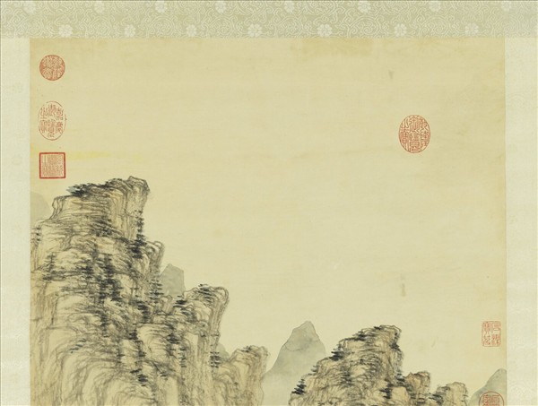 清董邦達松濤泉韻　軸