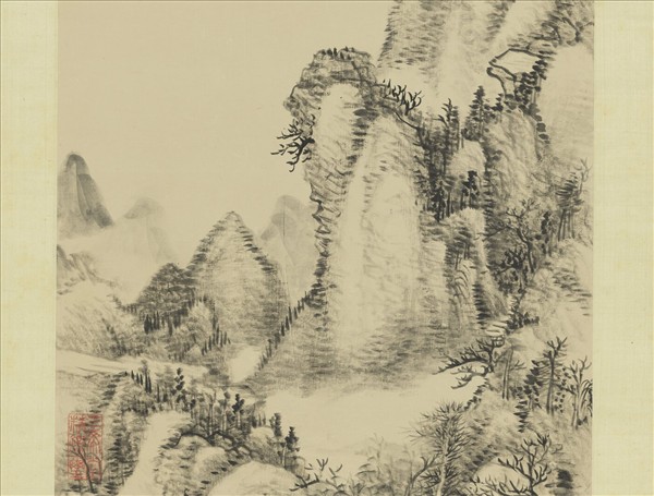 清董邦達仙廬澄霽　軸