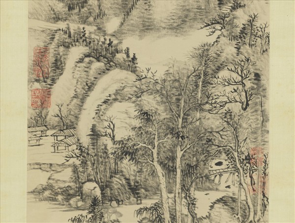 清董邦達仙廬澄霽　軸