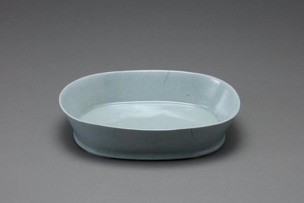 汝窯 青瓷水仙盆