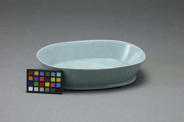 汝窯 青瓷水仙盆