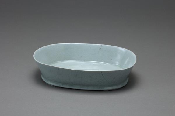 汝窯 青瓷水仙盆