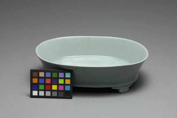 汝窯 青瓷水仙盆