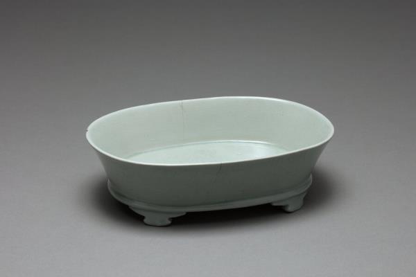 汝窯 青瓷水仙盆