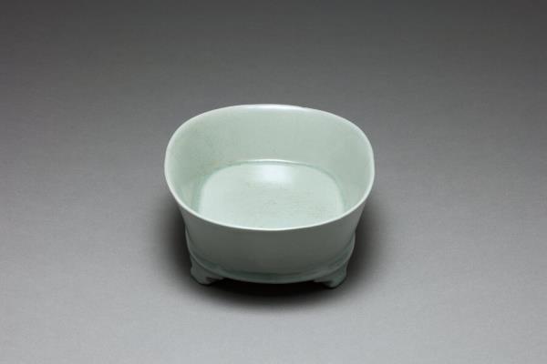 汝窯 青瓷水仙盆