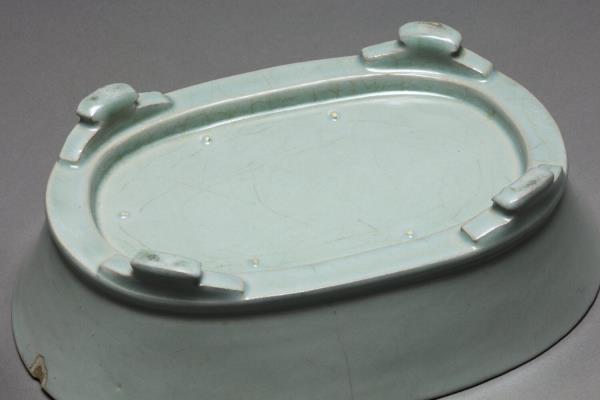 汝窯 青瓷水仙盆