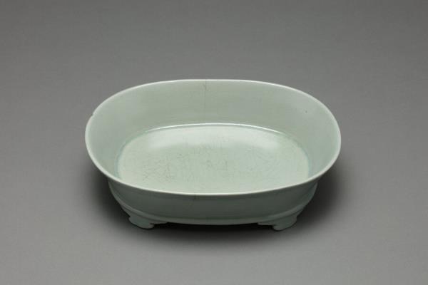 汝窯 青瓷水仙盆