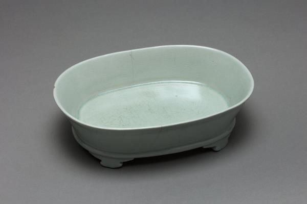 汝窯 青瓷水仙盆