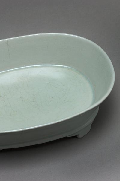 汝窯 青瓷水仙盆