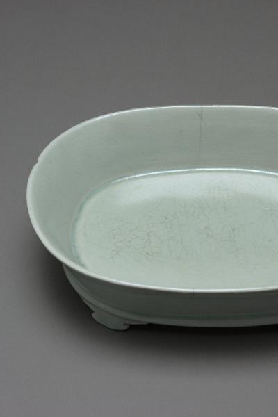 汝窯 青瓷水仙盆