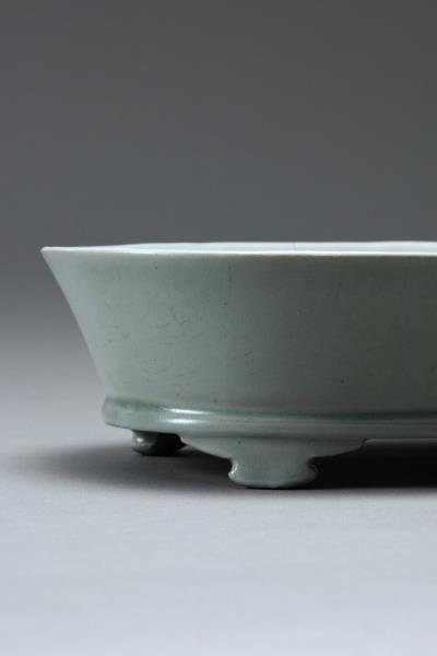 汝窯 青瓷水仙盆