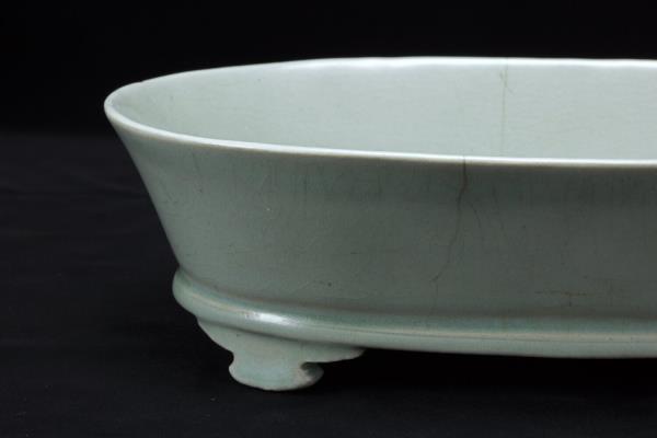 汝窯 青瓷水仙盆