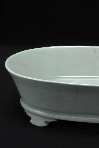 汝窯 青瓷水仙盆