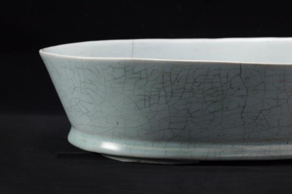 汝窯 青瓷水仙盆