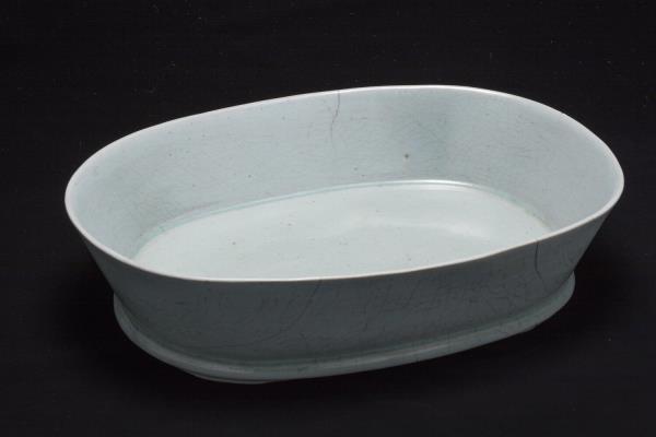 汝窯 青瓷水仙盆