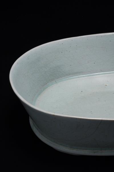 汝窯 青瓷水仙盆