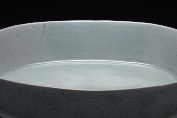 汝窯 青瓷水仙盆