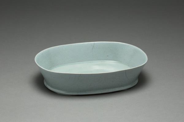 汝窯 青瓷水仙盆