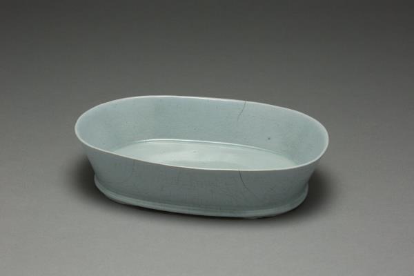 汝窯 青瓷水仙盆