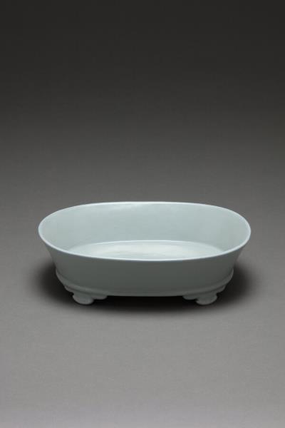 仿汝釉青瓷水仙盆- 故宮