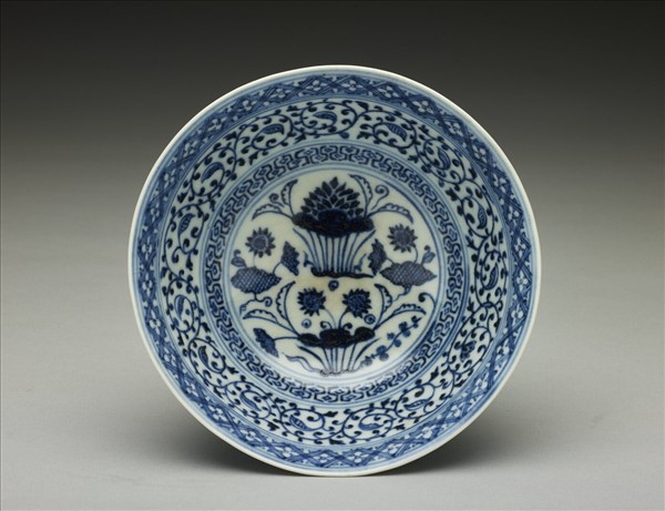 青花蓮塘紋碗