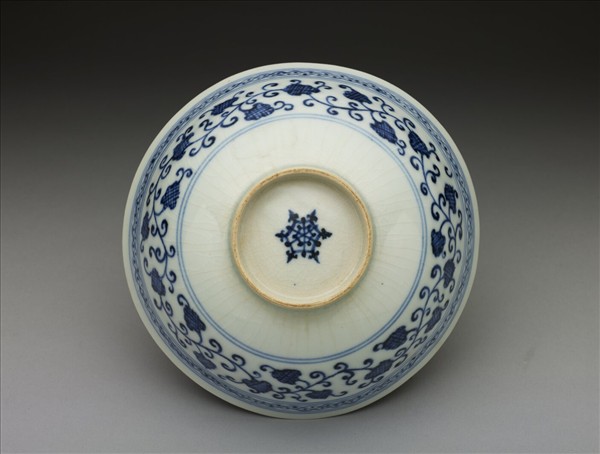 青花蓮塘紋碗