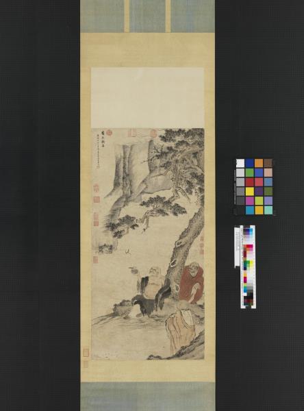 明宋旭皆大歡喜圖　軸