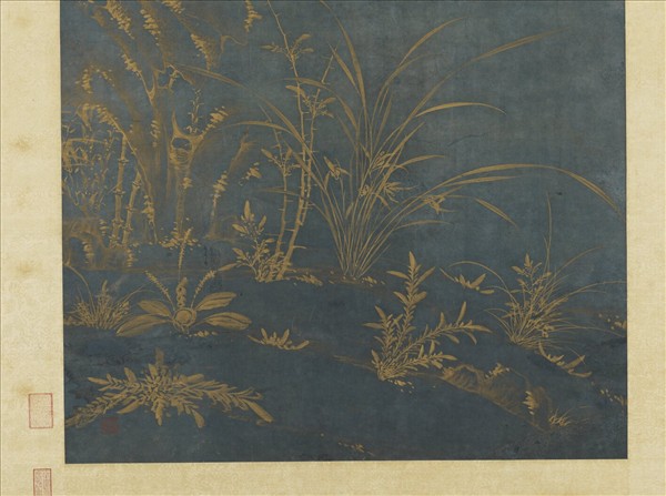 明張寧歲寒三友圖　軸