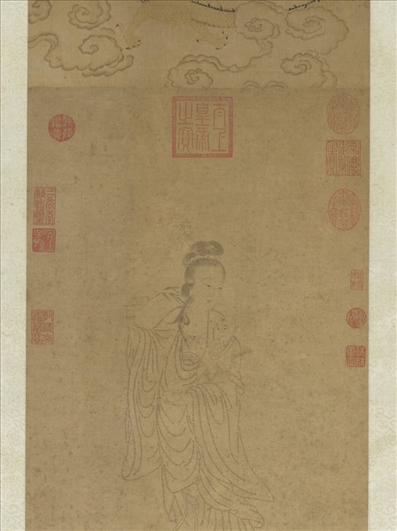 明人畫觀世音菩薩普門品經像　軸