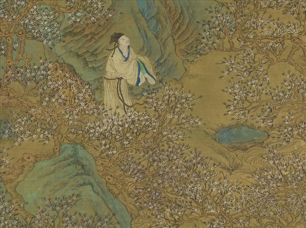 明張翀畫蓬山遇輦　軸