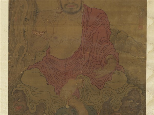 明人釋迦牟尼佛　軸