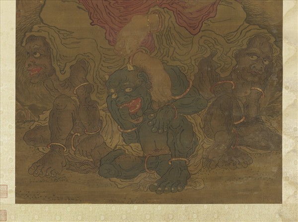 明人釋迦牟尼佛　軸