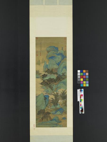 清禹之鼎擬趙千里山水　軸