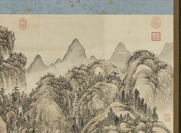 清董邦達秋山訪友圖　軸