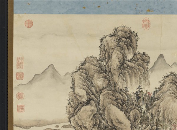 清董邦達秋山訪友圖　軸