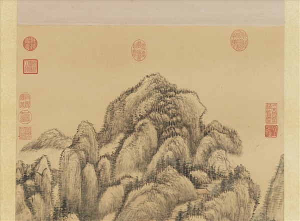 清董邦達畫雲嵐疊翠　軸