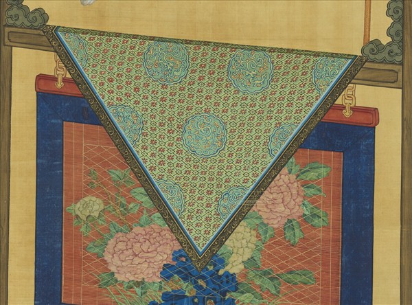 清賀清泰畫白海青　軸