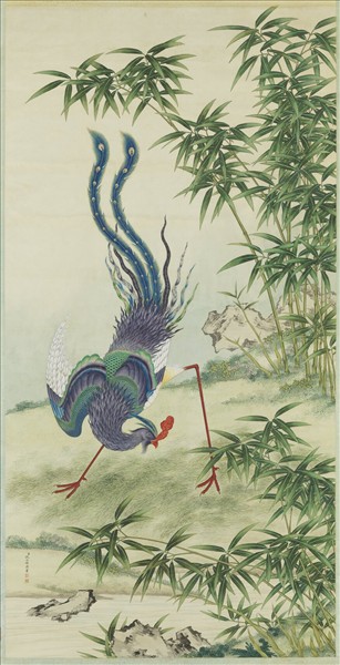 清沈世傑畫竹　軸