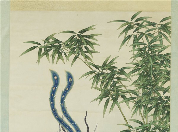 清沈世傑畫竹　軸