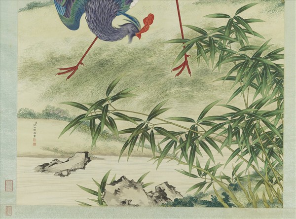 清沈世傑畫竹　軸