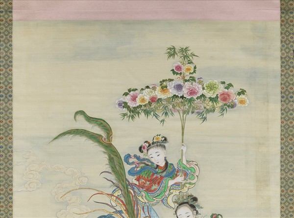 清許良標畫仙人圖　軸