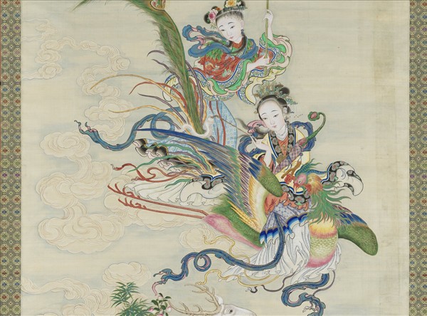 清許良標畫仙人圖　軸