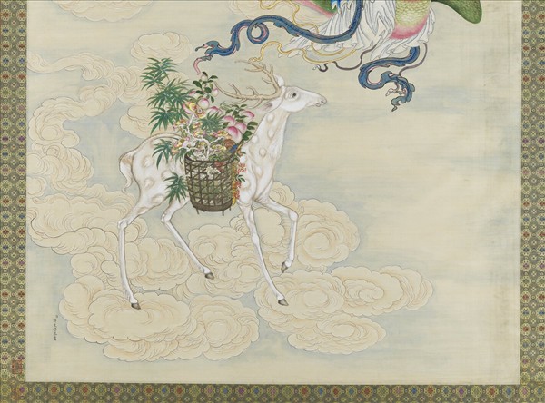 清許良標畫仙人圖　軸