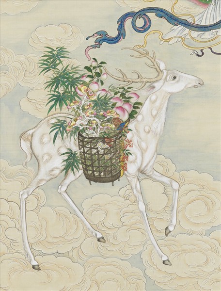 清許良標畫仙人圖　軸