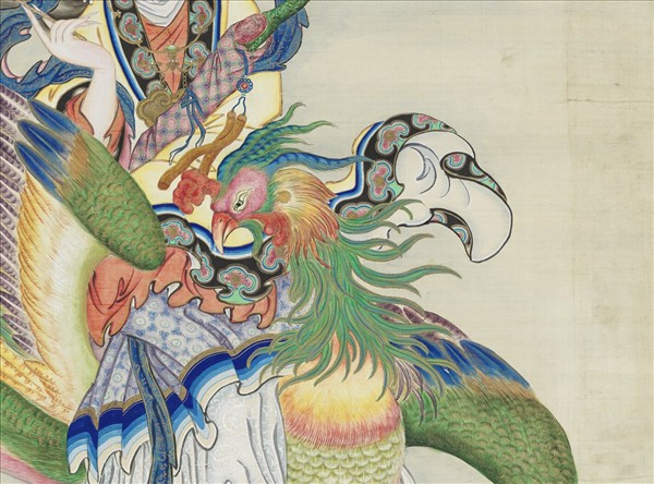 清許良標畫仙人圖　軸