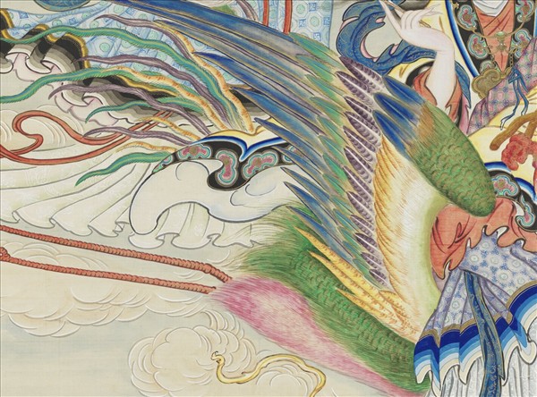 清許良標畫仙人圖　軸